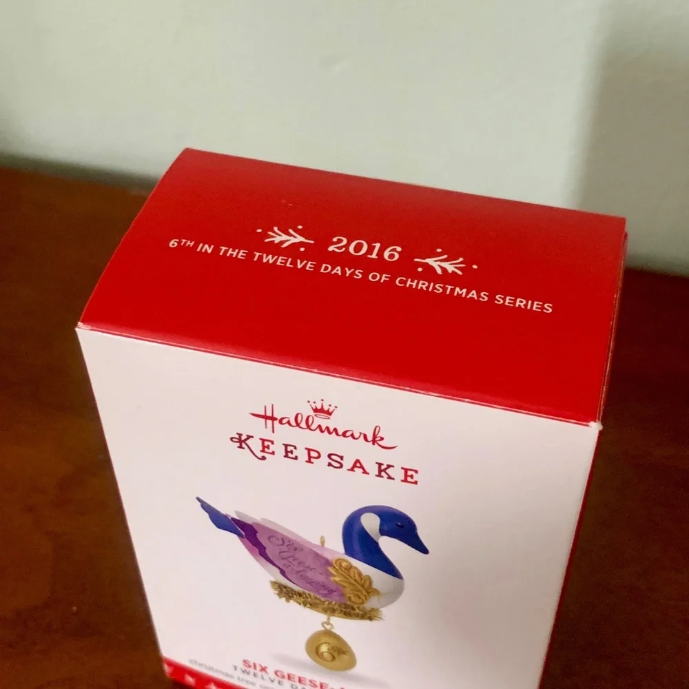 Hallmark Keepsake 2016 Six Geese-A-Laying Twelve Days of Christmas